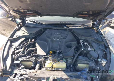 2020 Infiniti Q50 Luxe Awd z USA, uszkodzony, nr VIN JN1EV7AR2LM252975